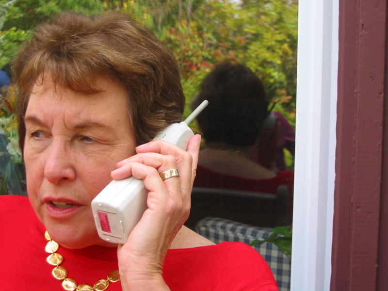 Judy on the phone